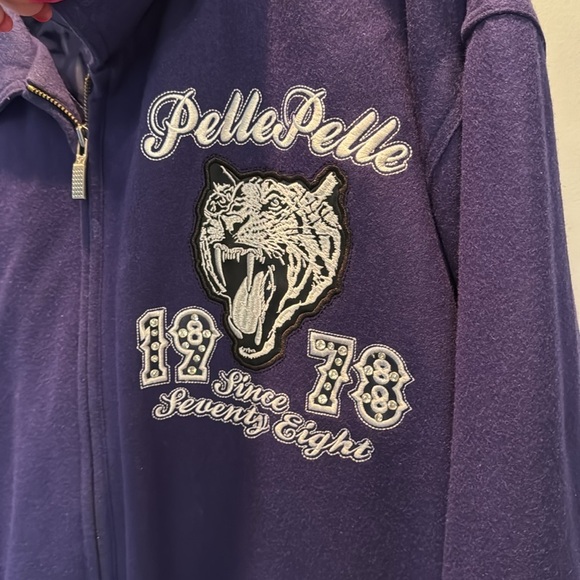 Purple Pelle Pelle Jacket with Embroidered Design EUC 3XL - Picture 3 of 16